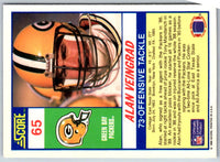 1990 Score Alan Veingrad #65 Rookie