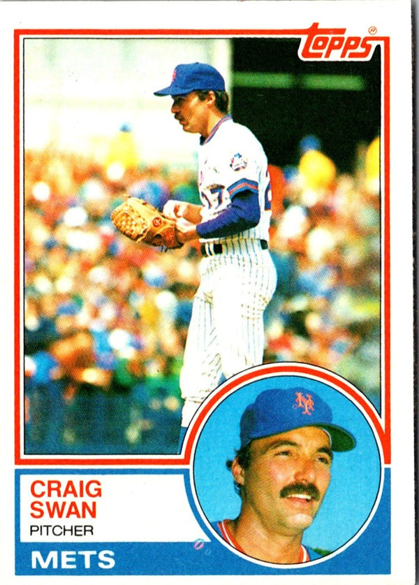 1983 Topps Craig Swan #292 EX