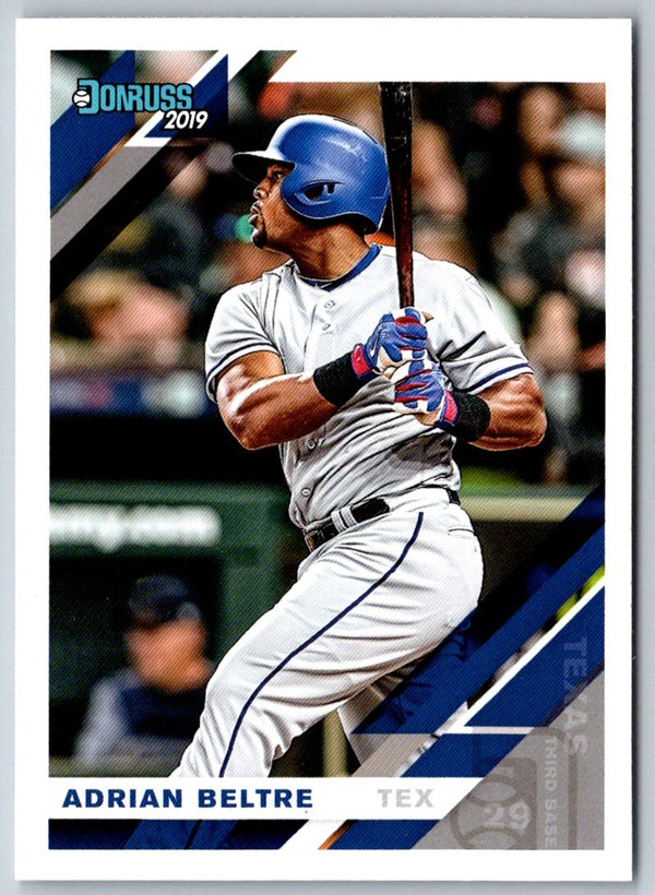 2019 Donruss Holo Orange Adrian Beltre #80