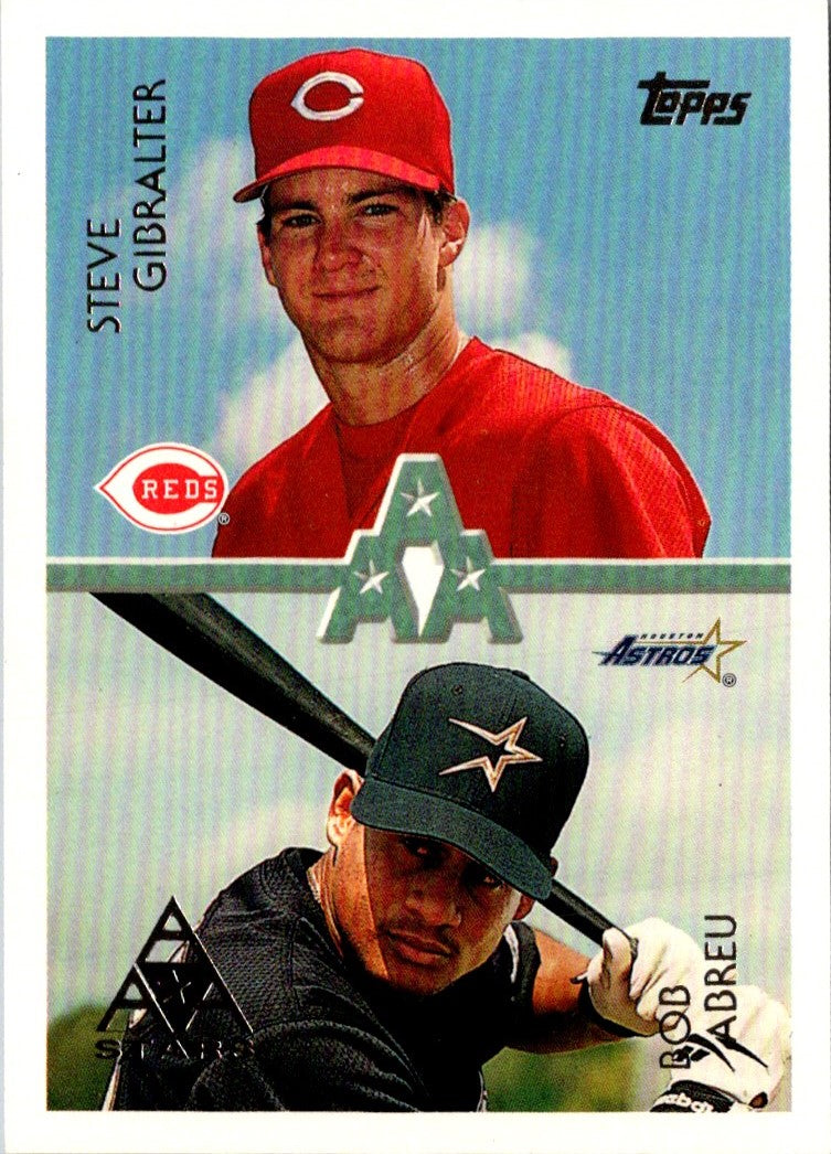 1996 Topps Steve Gibralter/Bob Abreu