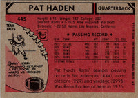 1980 Topps Pat Haden #445 NM-MT