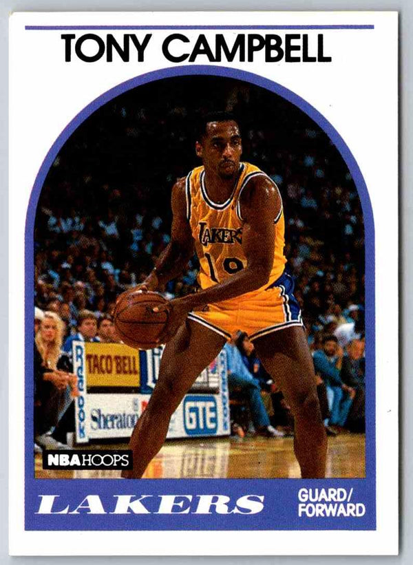 1989 NBA Hoops Tony Campbell #19