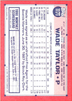 1991 Topps Traded Wade Taylor #117T Rookie