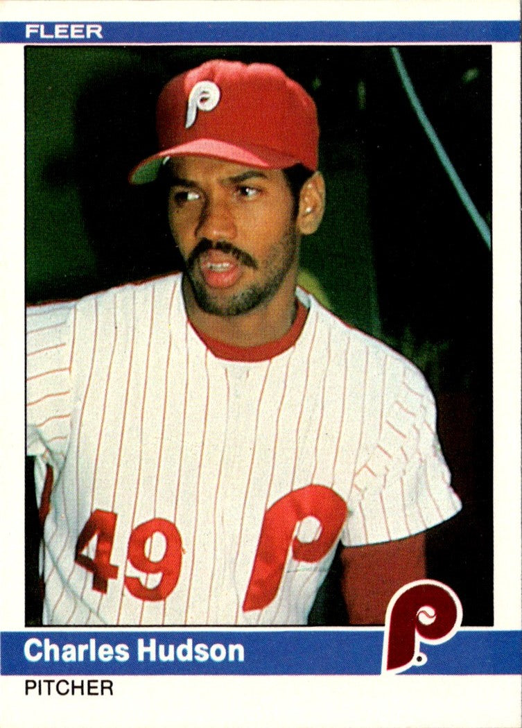 1984 Fleer Charles Hudson