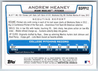 2012 Bowman Andrew Heaney #BDPP12
