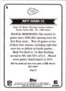 2012 Topps Magic Matt Cassel