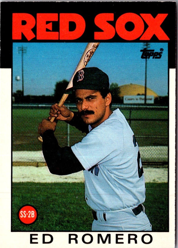 1986 Topps Traded Ed Romero #95T