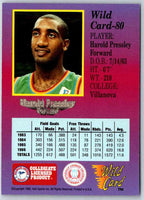 1991 WildCard Harold Pressley #80