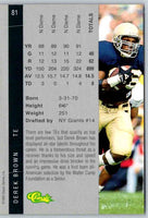 1998 Pacific Derek  Brown #81