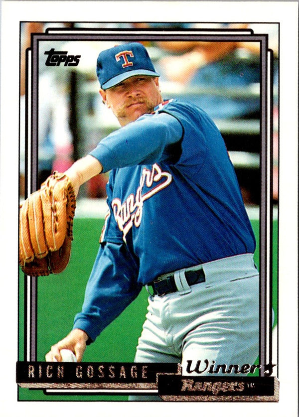 1992 Topps Gold Winners Rich Gossage #215