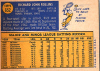 1970 Topps Rich Rollins #652 EX-MT+