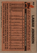 1983 Topps Lamar Johnson