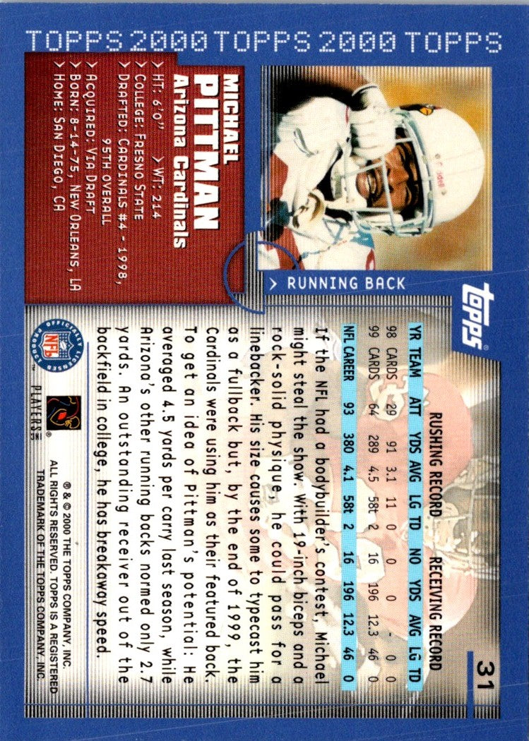 2000 Topps Michael Pittman