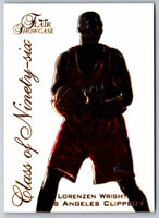 1996 Flair Lorenzen Wright #20 OF 20