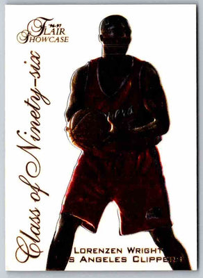 1996 Flair Lorenzen Wright #20 OF 20