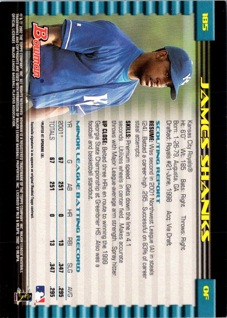 2002 Bowman James Shanks