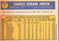 1970 Topps Chuck Hinton #27 EX-MT+