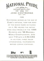 2009 Topps Allen & Ginter National Pride Jose Contreras #NP30