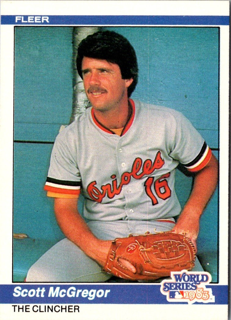 1984 Fleer Scott McGregor