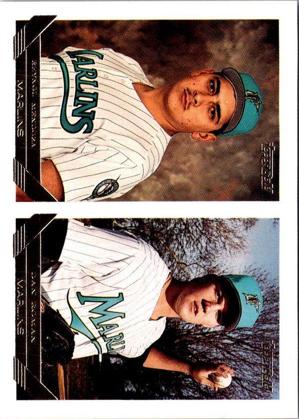 1993 Topps Inaugural Marlins Reynol Mendoza/Dan Roman #782