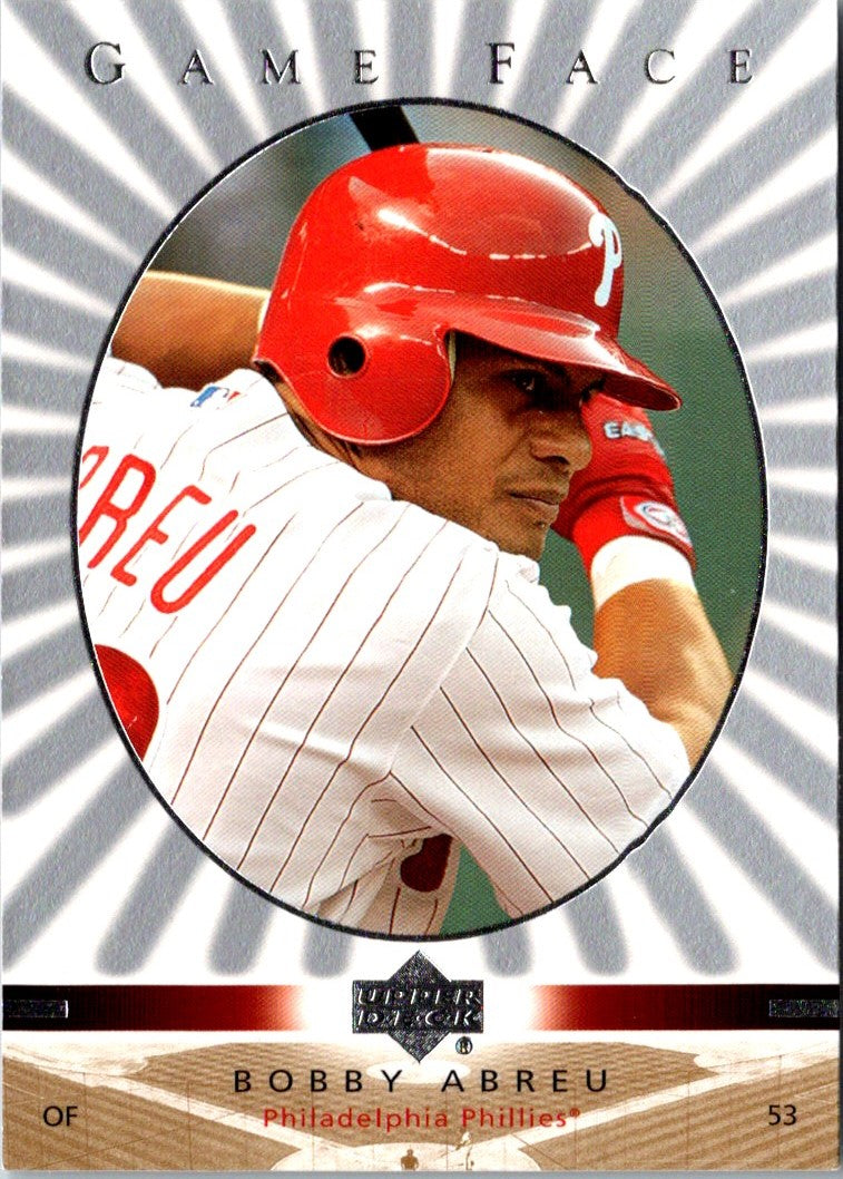 2003 Upper Deck Game Face Bobby Abreu