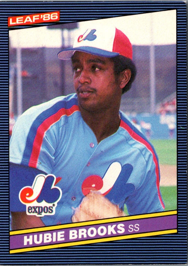 1986 Leaf Hubie Brooks #44