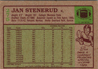 1984 Topps Jan Stenerud #275