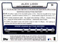 2012 Bowman Draft Picks & Prospects Chrome Alex Liddi #54