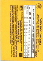1987 Donruss Casey Candaele #549 Rookie