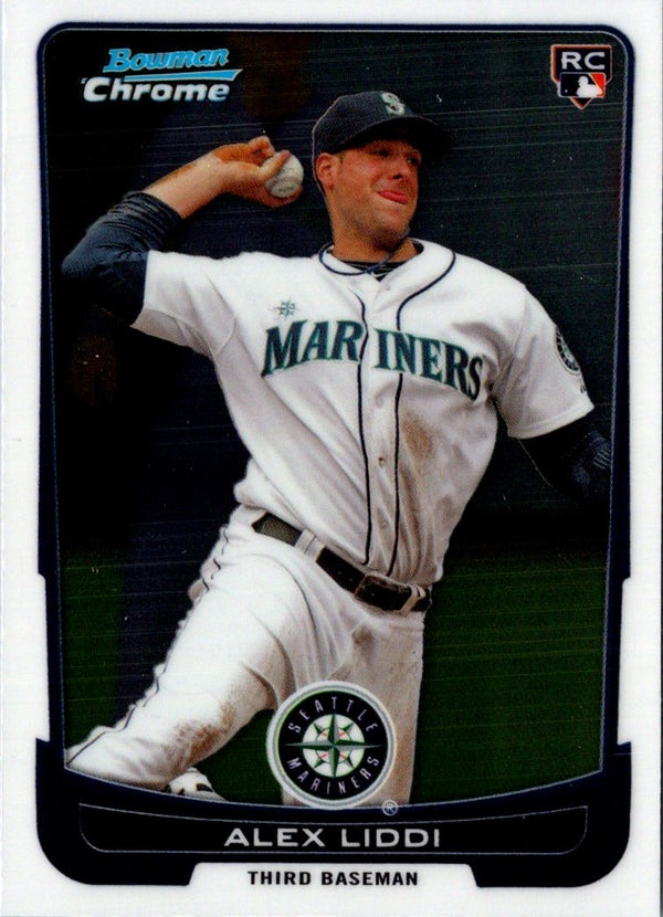 2012 Bowman Draft Picks & Prospects Chrome Alex Liddi #54