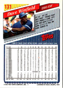 1993 Topps Dave Winfield