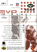 2002 Upper Deck MVP Santana Moss
