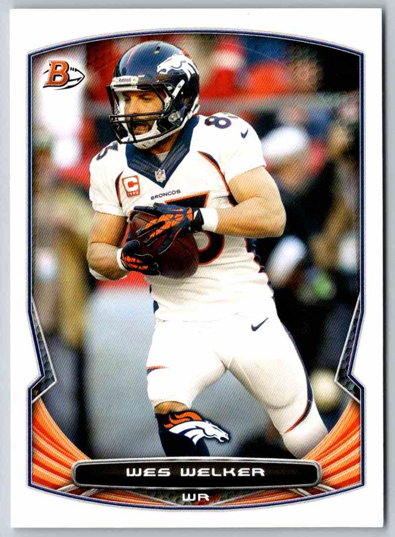 2014 Bowman Football Wes Welker