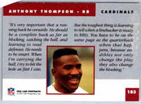 1998 Pacific Anthony Thompson #183