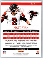 2013 Panini Absolute Hogg Heaven Matt Ryan #2