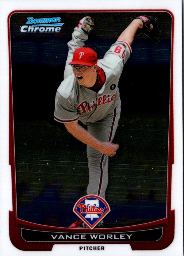 2012 Bowman Chrome Vance Worley #43