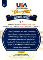 2013 Panini USA Champions Michael Choice #87