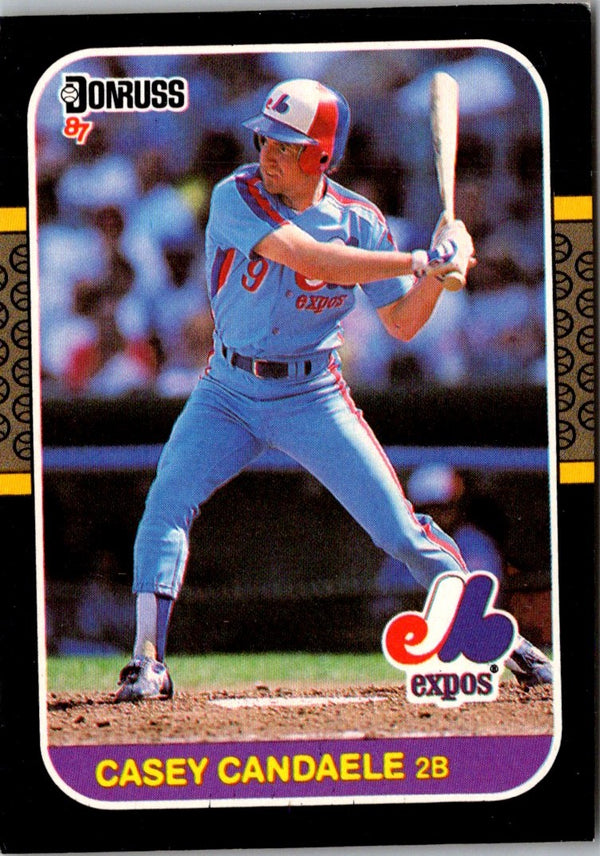 1987 Donruss Casey Candaele #549 Rookie