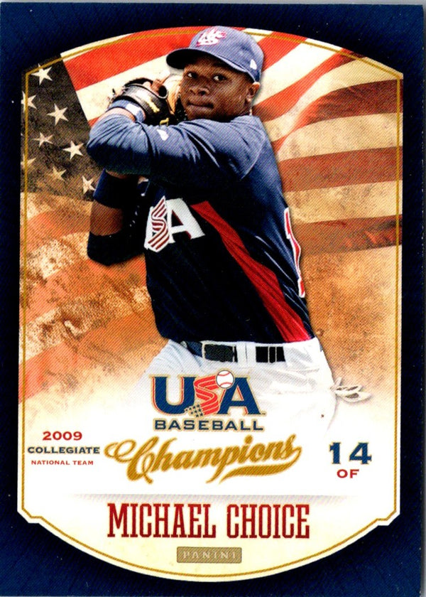 2013 Panini USA Champions Michael Choice #87