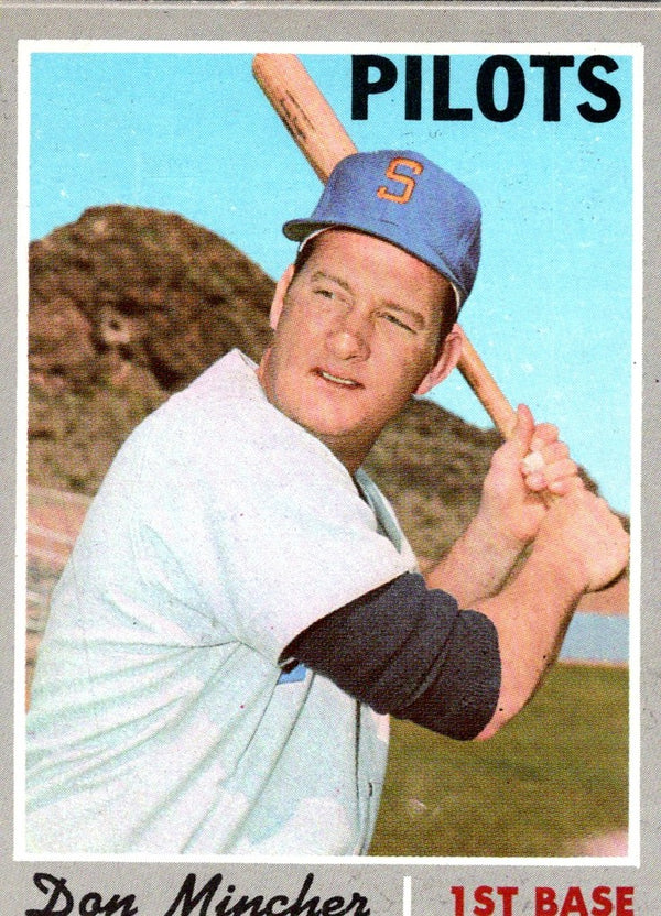 1970 Topps Don Mincher #185 EX-MT+