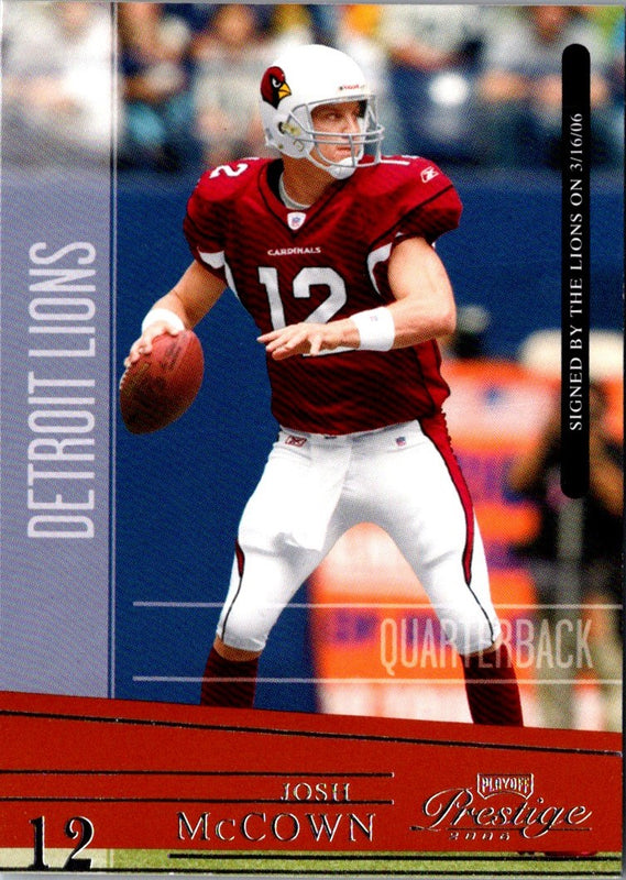 2006 Playoff Prestige Josh McCown #3