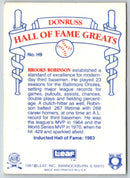 1987 Leaf Special Olympics Brooks Robinson