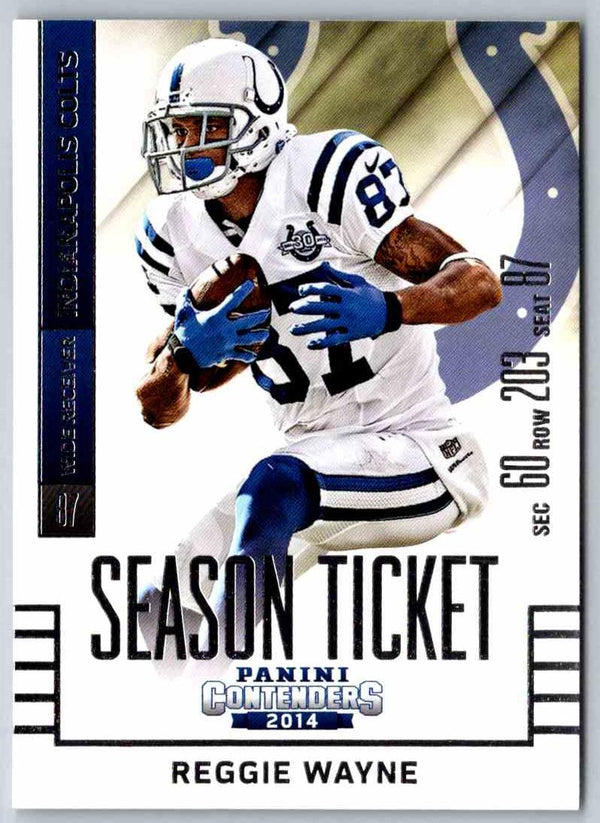 2014 Contenders Reggie Wayne #34