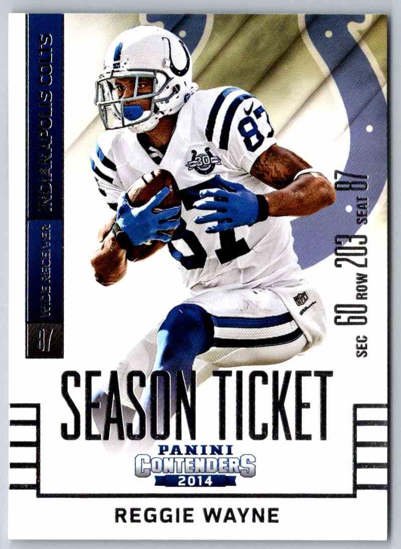 2014 Contenders Reggie Wayne