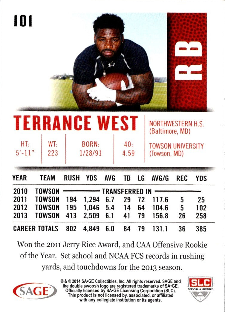 2014 SAGE HIT Terrance West