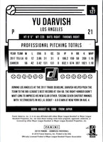2018 Donruss Yu Darvish #127