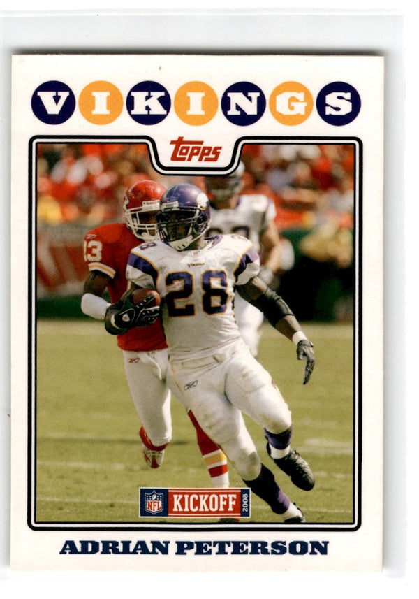 2008 Topps Kickoff Adrian Peterson #114