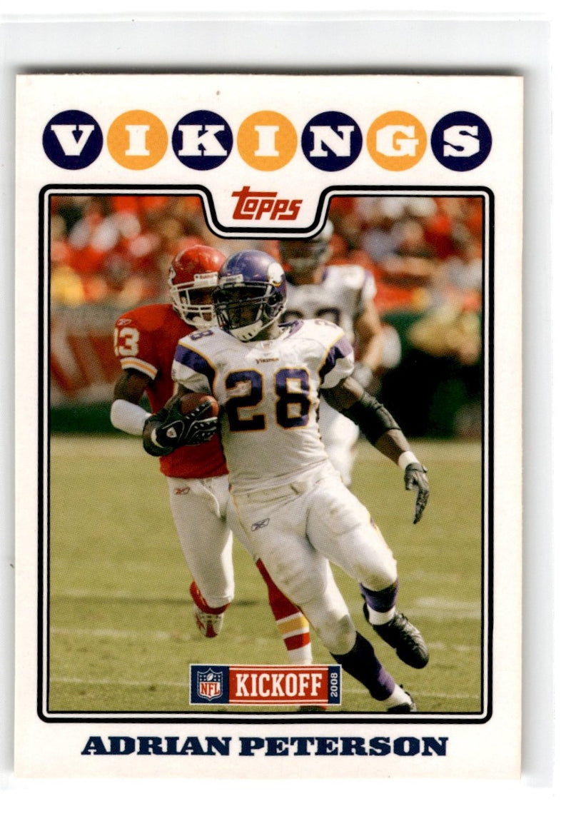 2008 Topps Kickoff Adrian Peterson