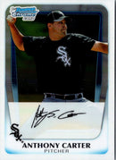 2011 Bowman Chrome Prospects Anthony Carter