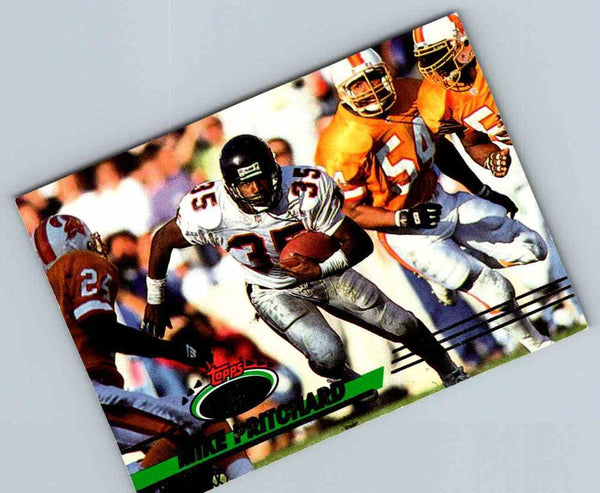 1991 Topps Stadium Club Football Mike Pritchard #138